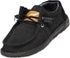 Norty Boys 11-4 Black Laceup Canvas Boat Shoes Prepack